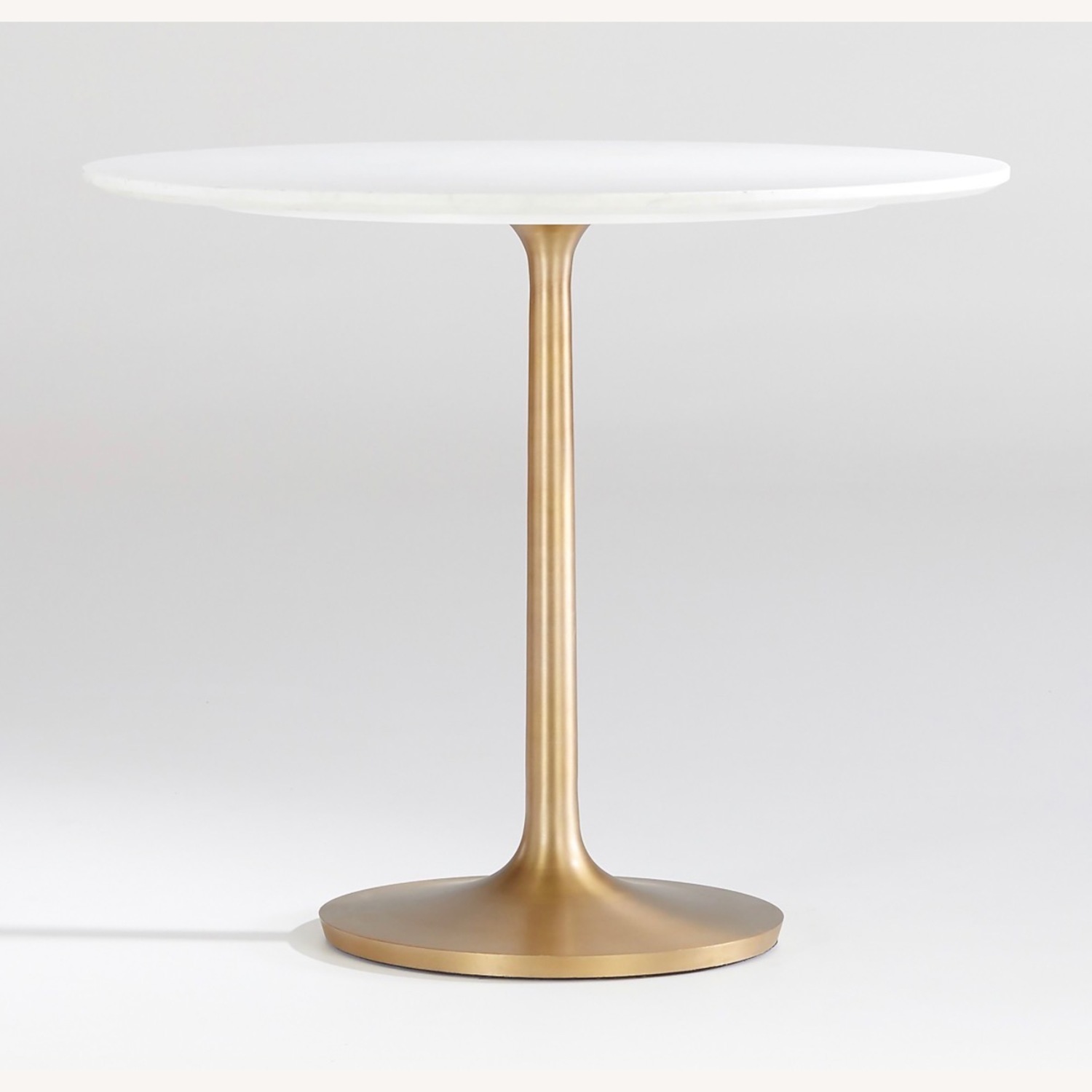 Crate & Barrel Nero White Marble Dining Table - image-7