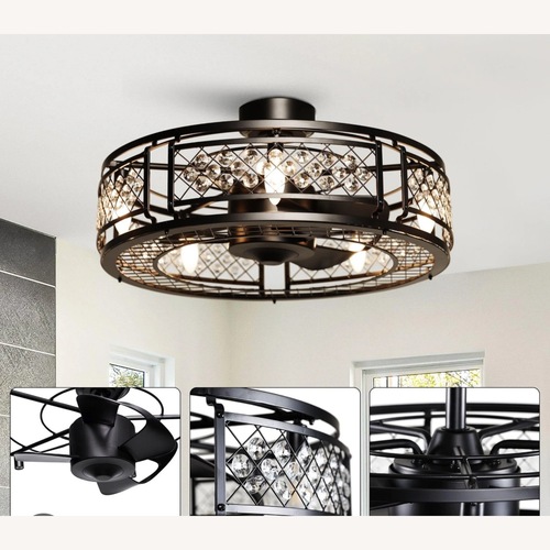 Used Brand New Crystal Fandelier for sale on AptDeco