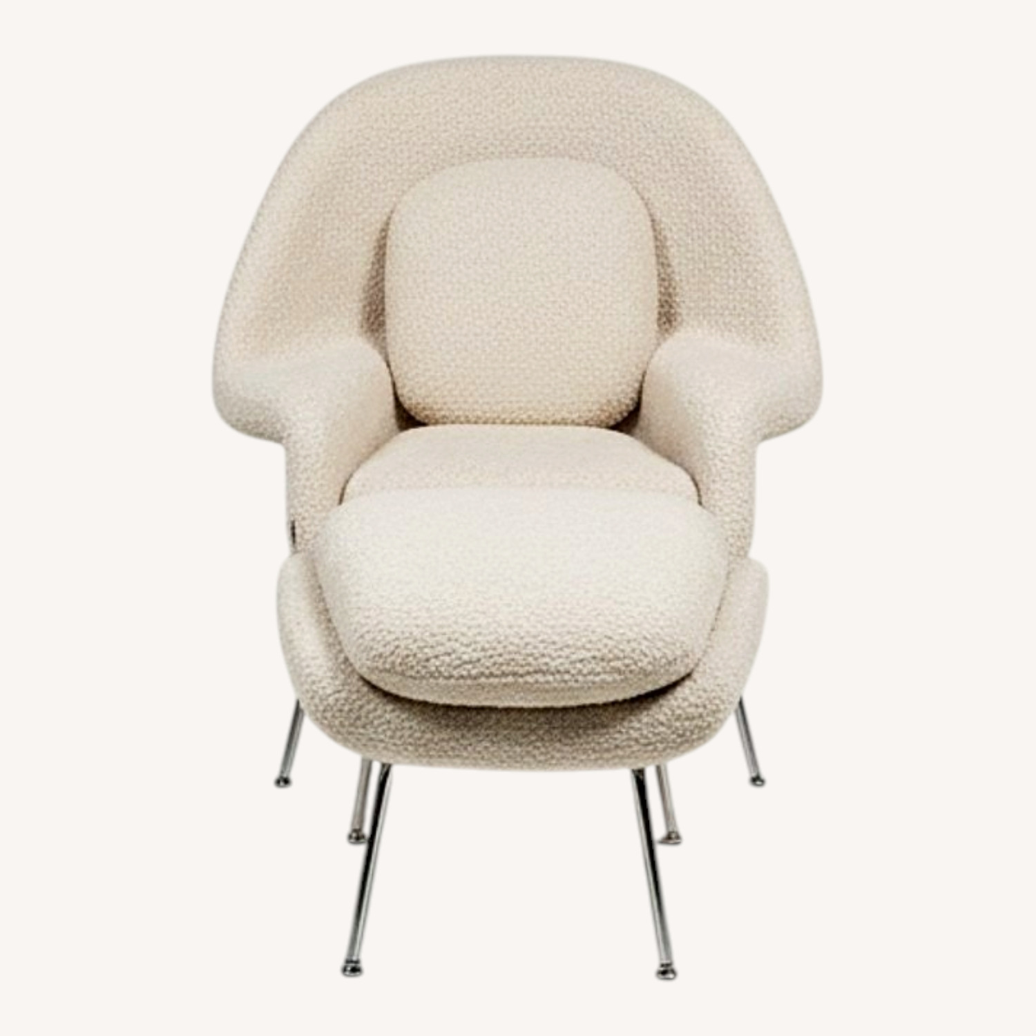 Rove Concepts Womb Chair and Ottoman - image-0