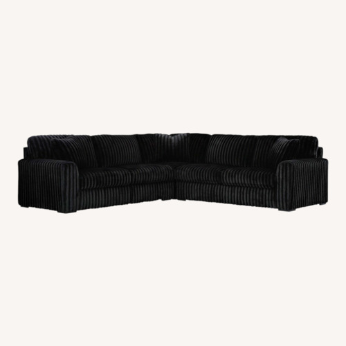 Used Ashley Furniture Midnight-Madness 3-Piece Sectional for sale on AptDeco
