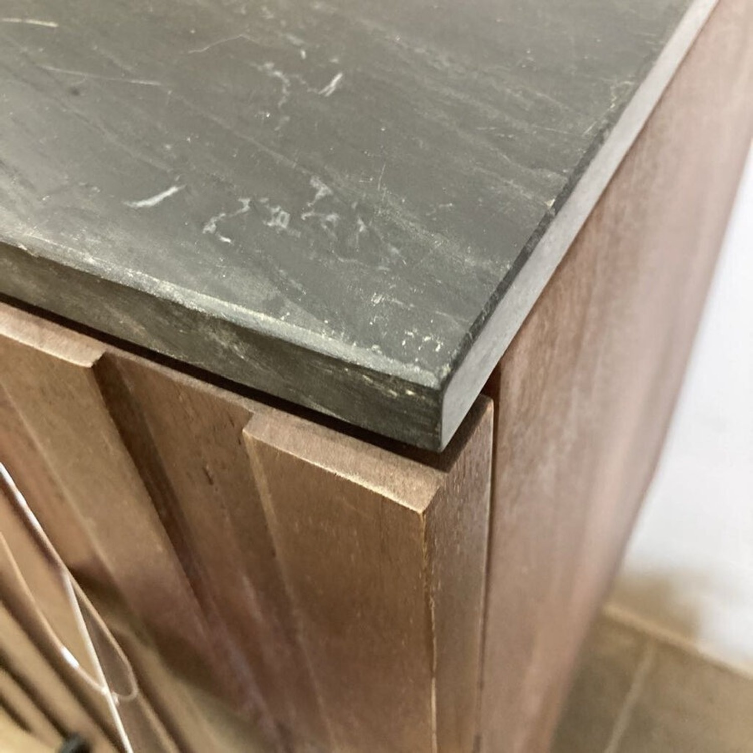Barnford 3-Drawer Marble Top Sideboard - image-8