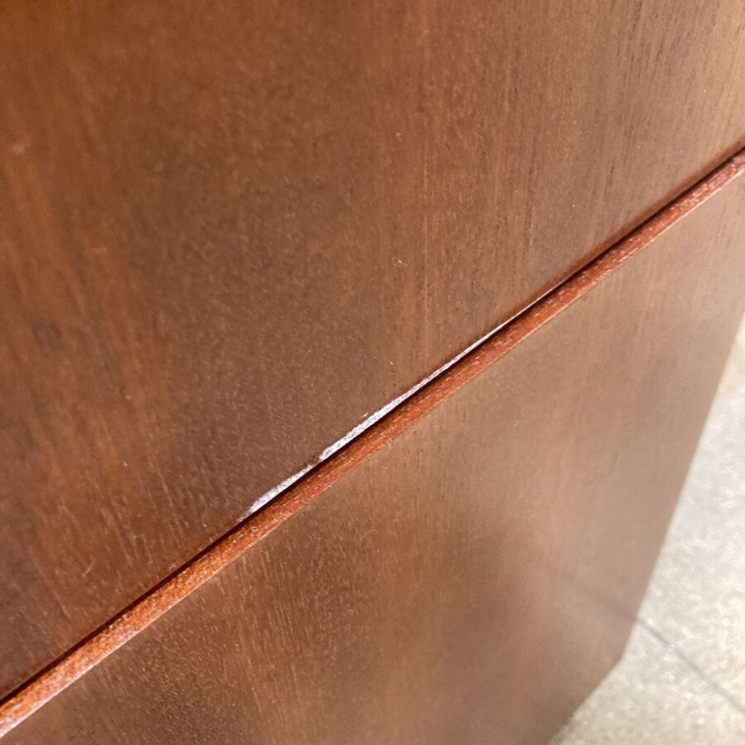 Oversized Cherry Laminate Lockable Credenza - image-10