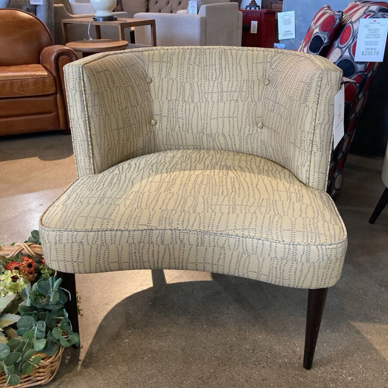 Room & Board Curved Back Armless Chloe Chair - image-5