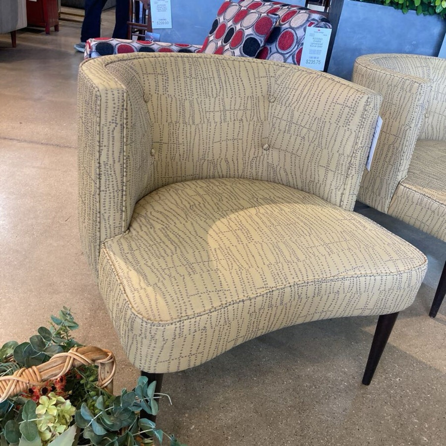 Room & Board Curved Back Armless Chloe Chair - image-3