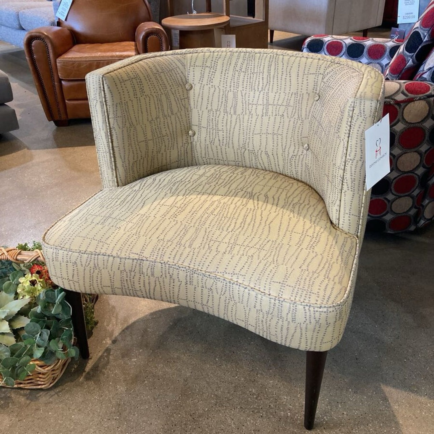 Room & Board Curved Back Armless Chloe Chair - image-4