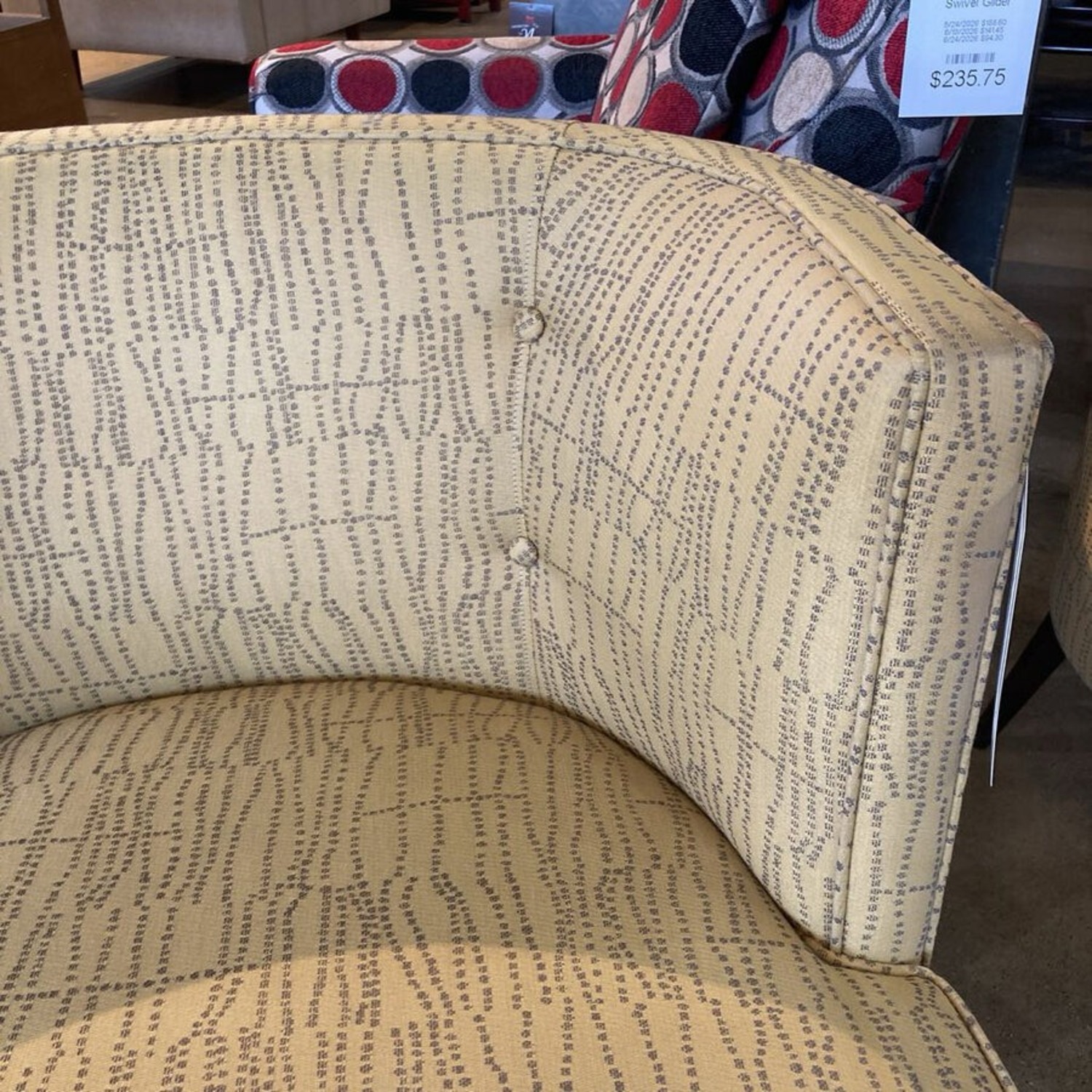 Room & Board Curved Back Armless Chloe Chair - image-7