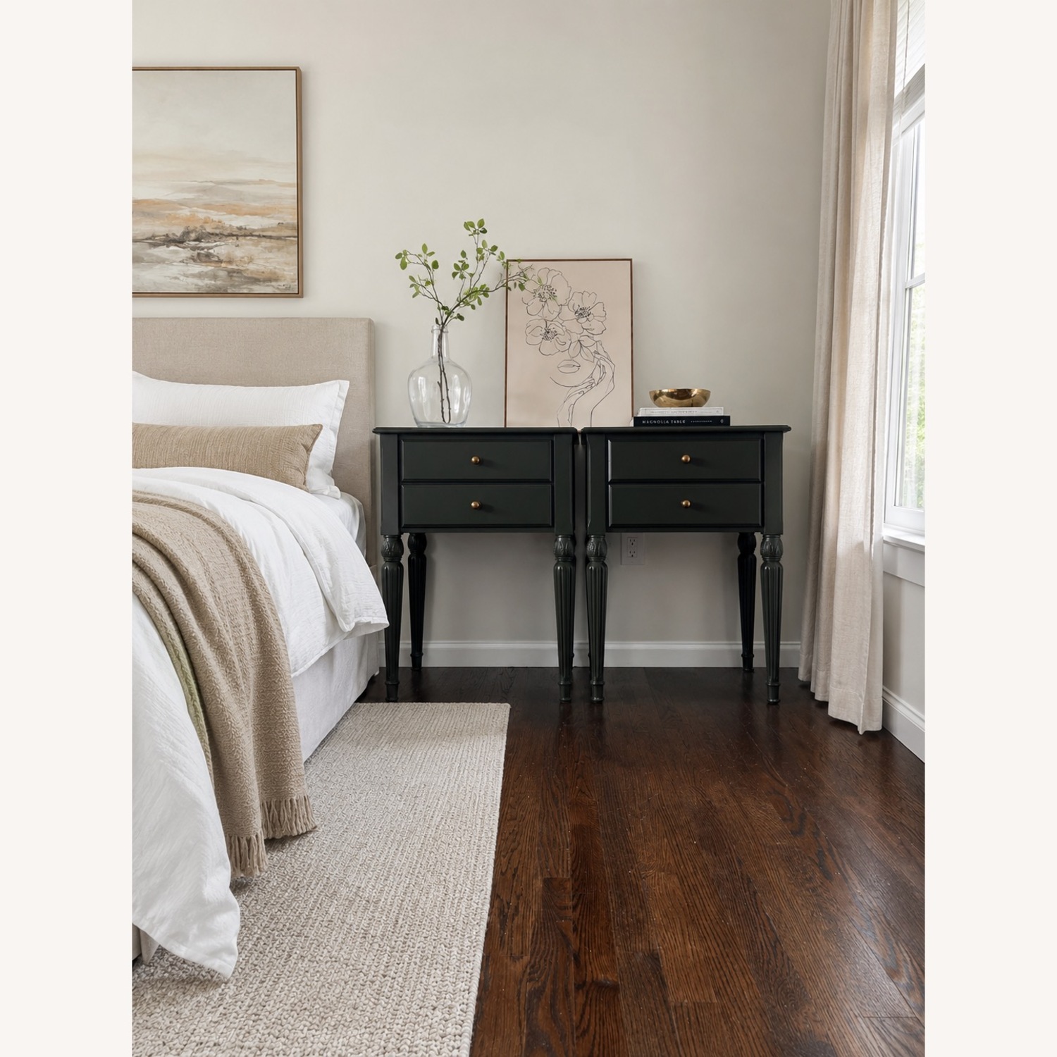 Vintage The Bombay Company Nightstands - image-1