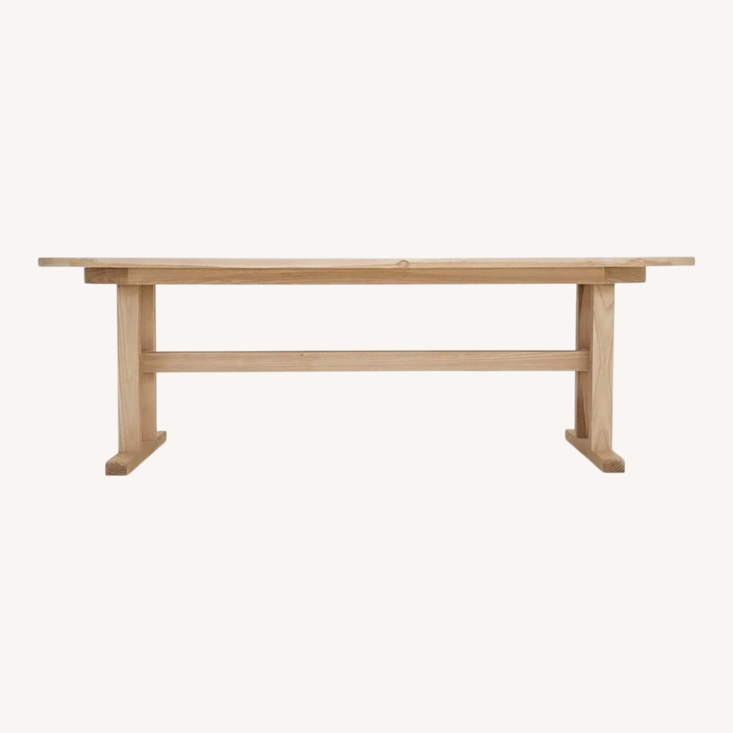 Solid White Oak Table - image-0