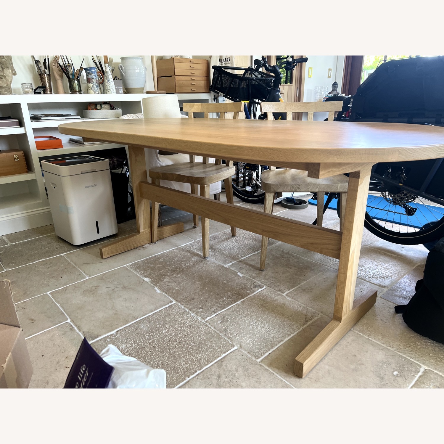 Solid White Oak Table - image-6