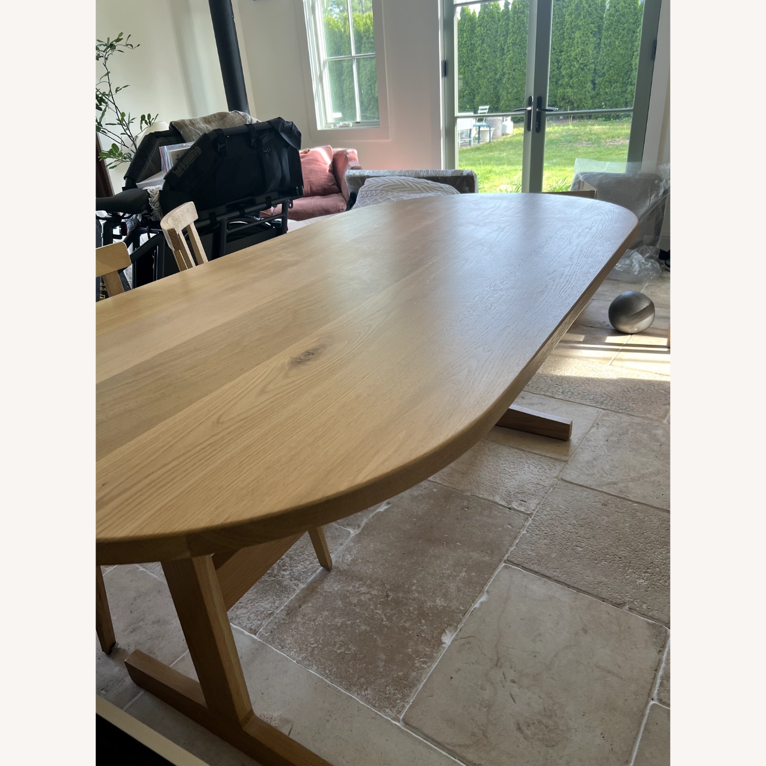Solid White Oak Table - image-2