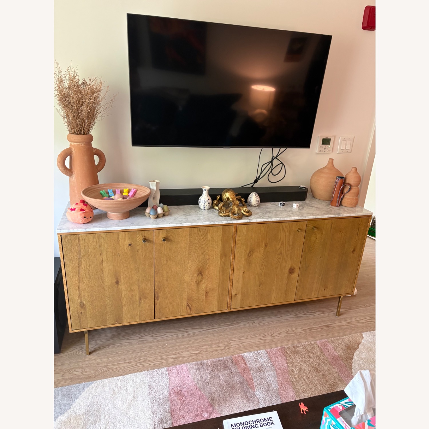Four Hands Barton Light Brown Wood Sideboard - image-1