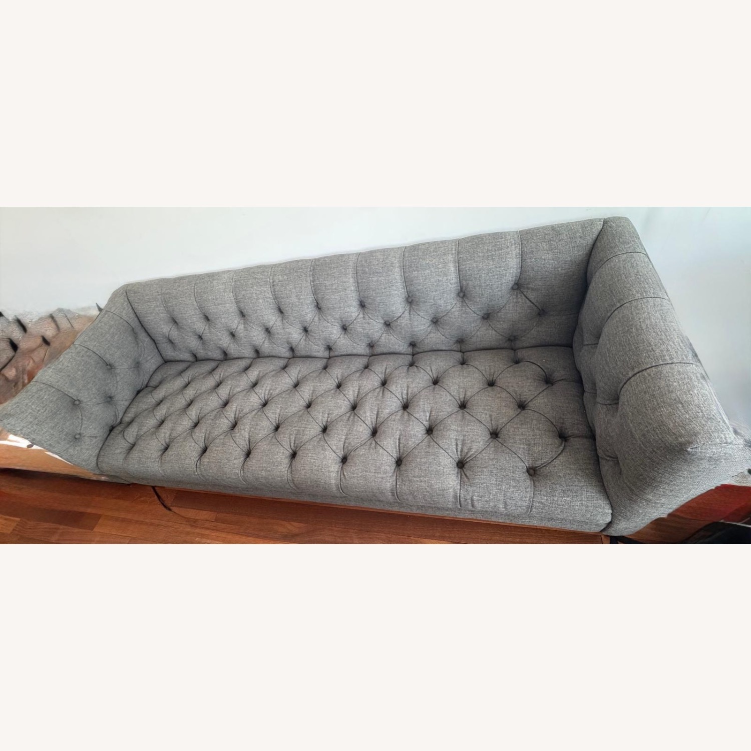 ABC Carpet and Home Dark Gray Sofa - image-4