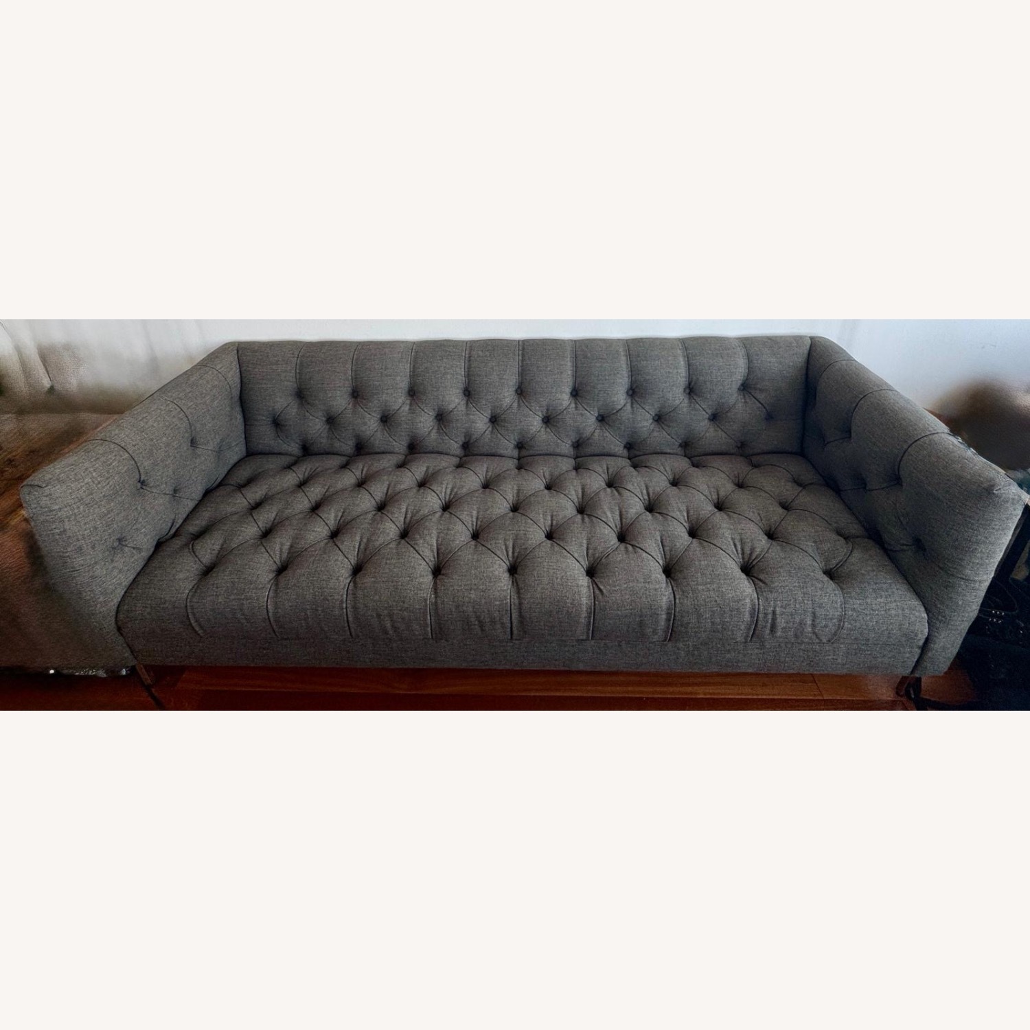 ABC Carpet and Home Dark Gray Sofa - image-3
