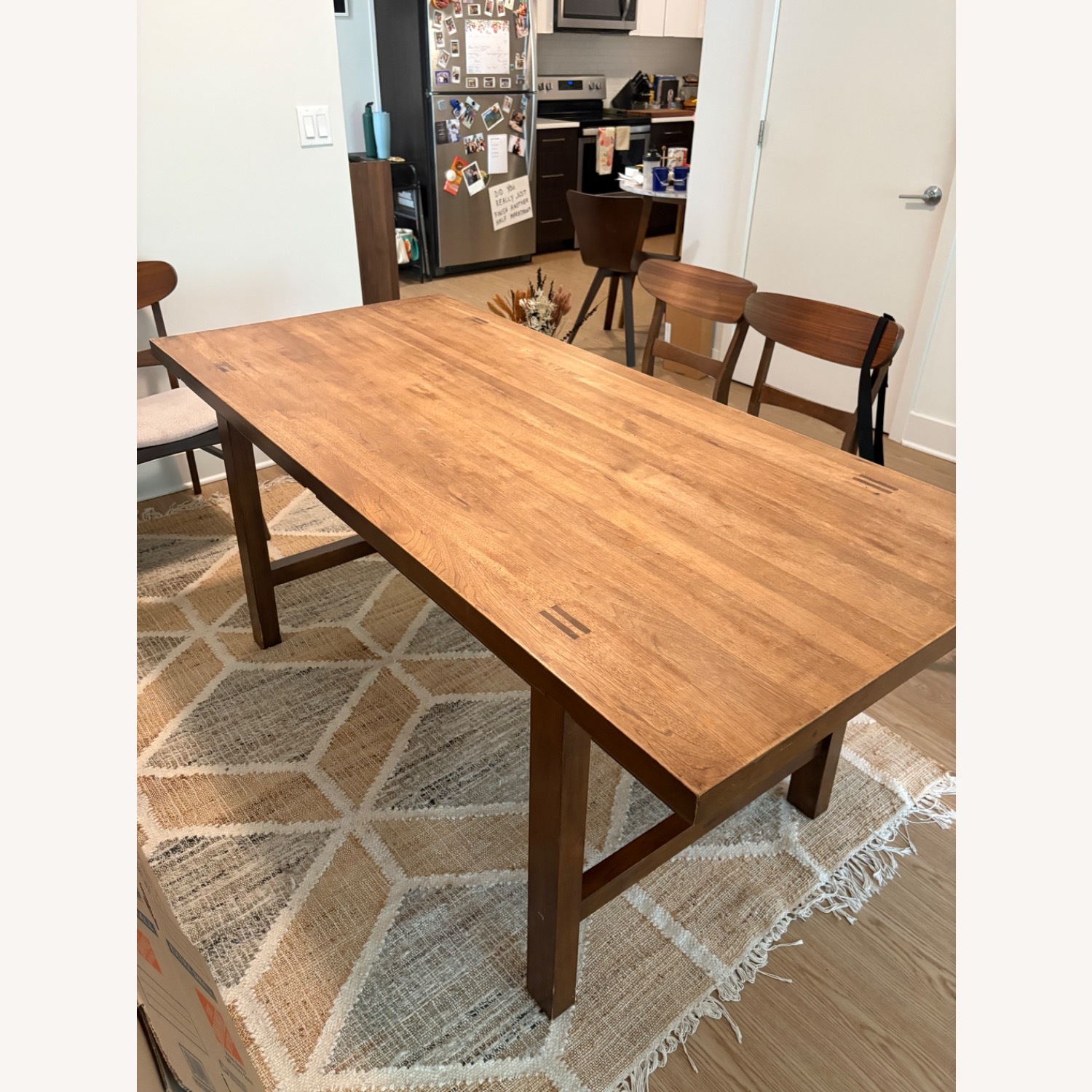 Antique Farmhouse Table (4-6) - image-2
