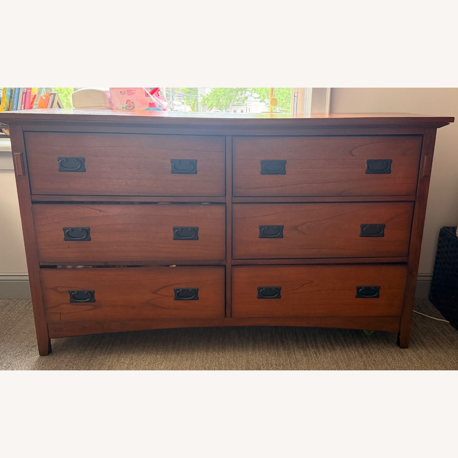 Bob's Discount Furniture Mission Oak II Dresser - image-1