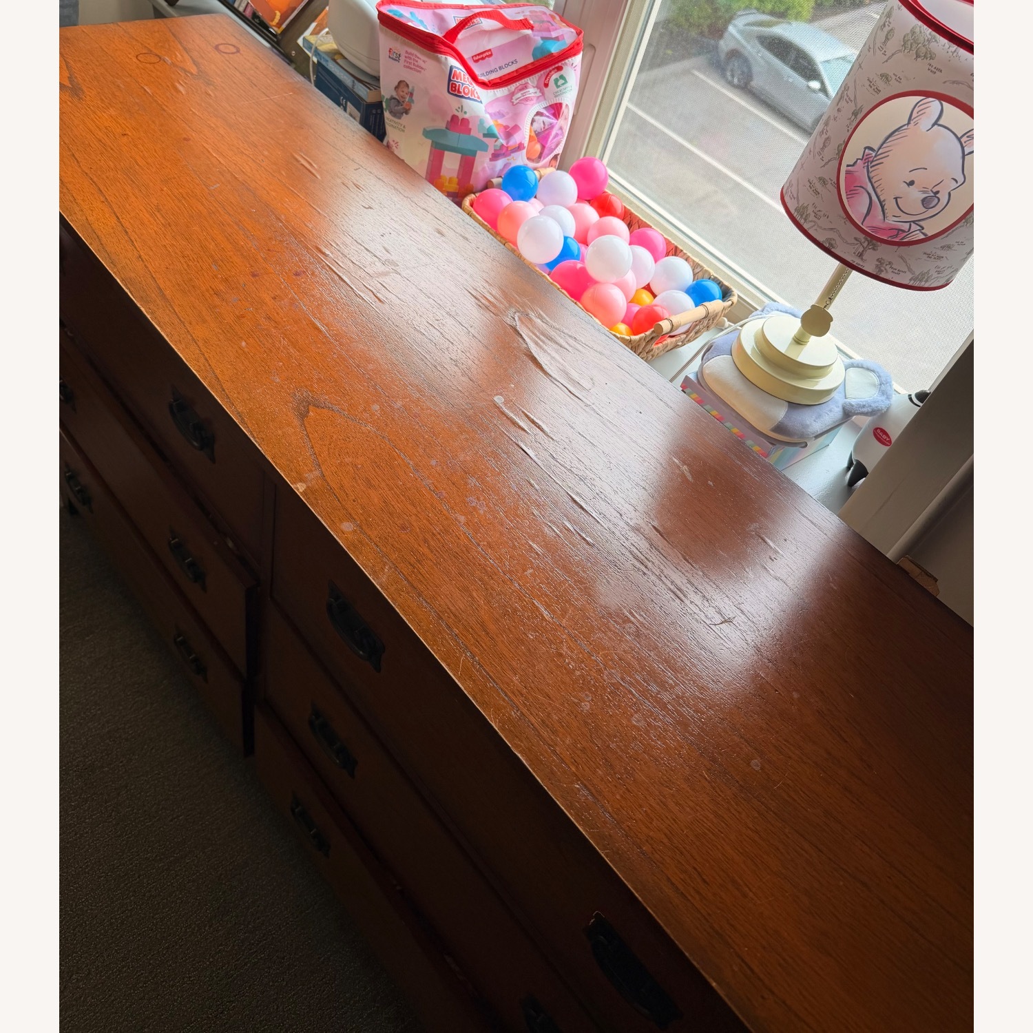 Bob's Discount Furniture Mission Oak II Dresser - image-4