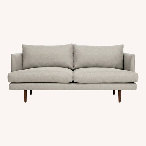 Used Article Burrard Light Gray Fabric 2 Seater Sofa for sale on AptDeco