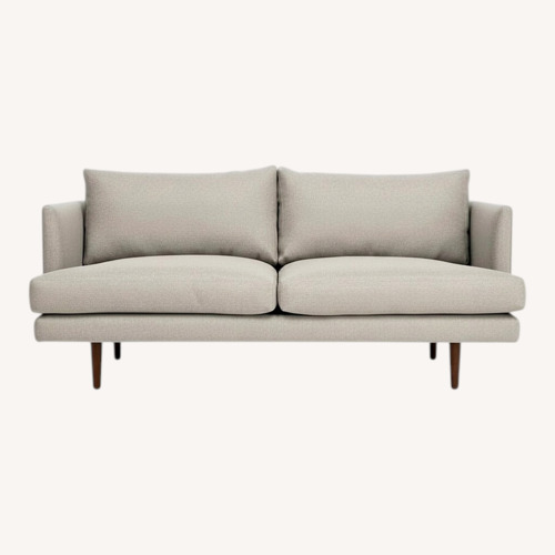 Used Article Burrard Light Gray Fabric 2 Seater Sofa for sale on AptDeco