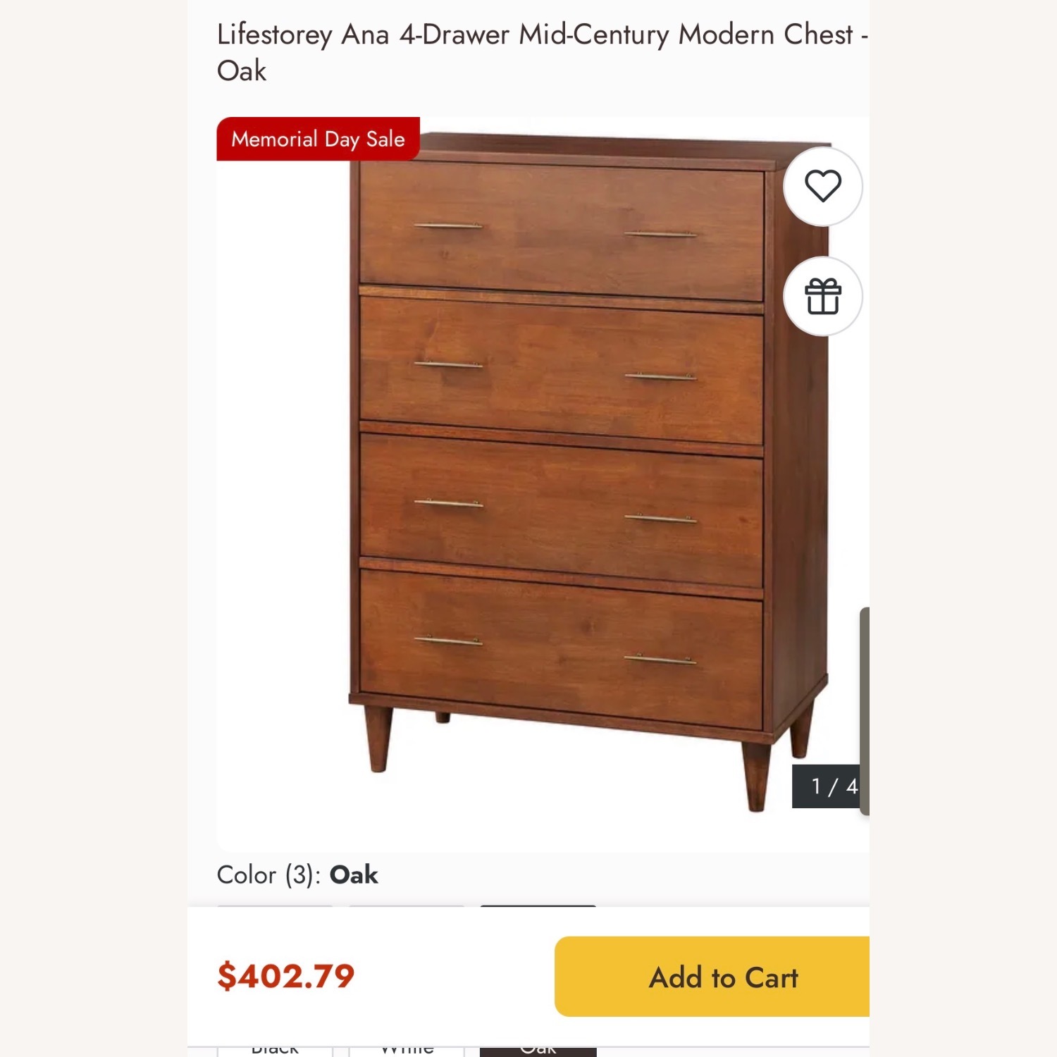 Bed Bath & Beyond Dark Brown Wood Dresser - image-4