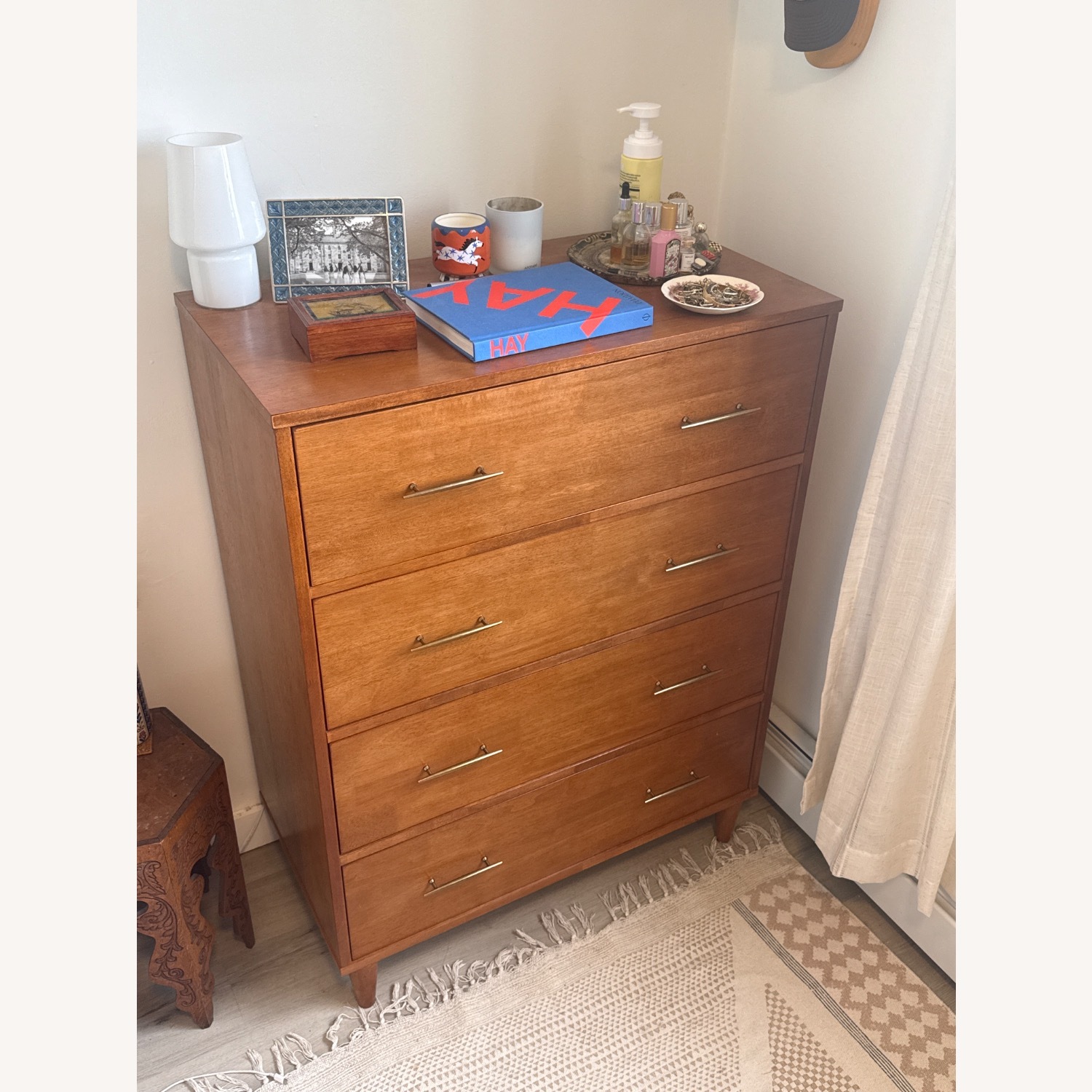 Bed Bath & Beyond Dark Brown Wood Dresser - image-3