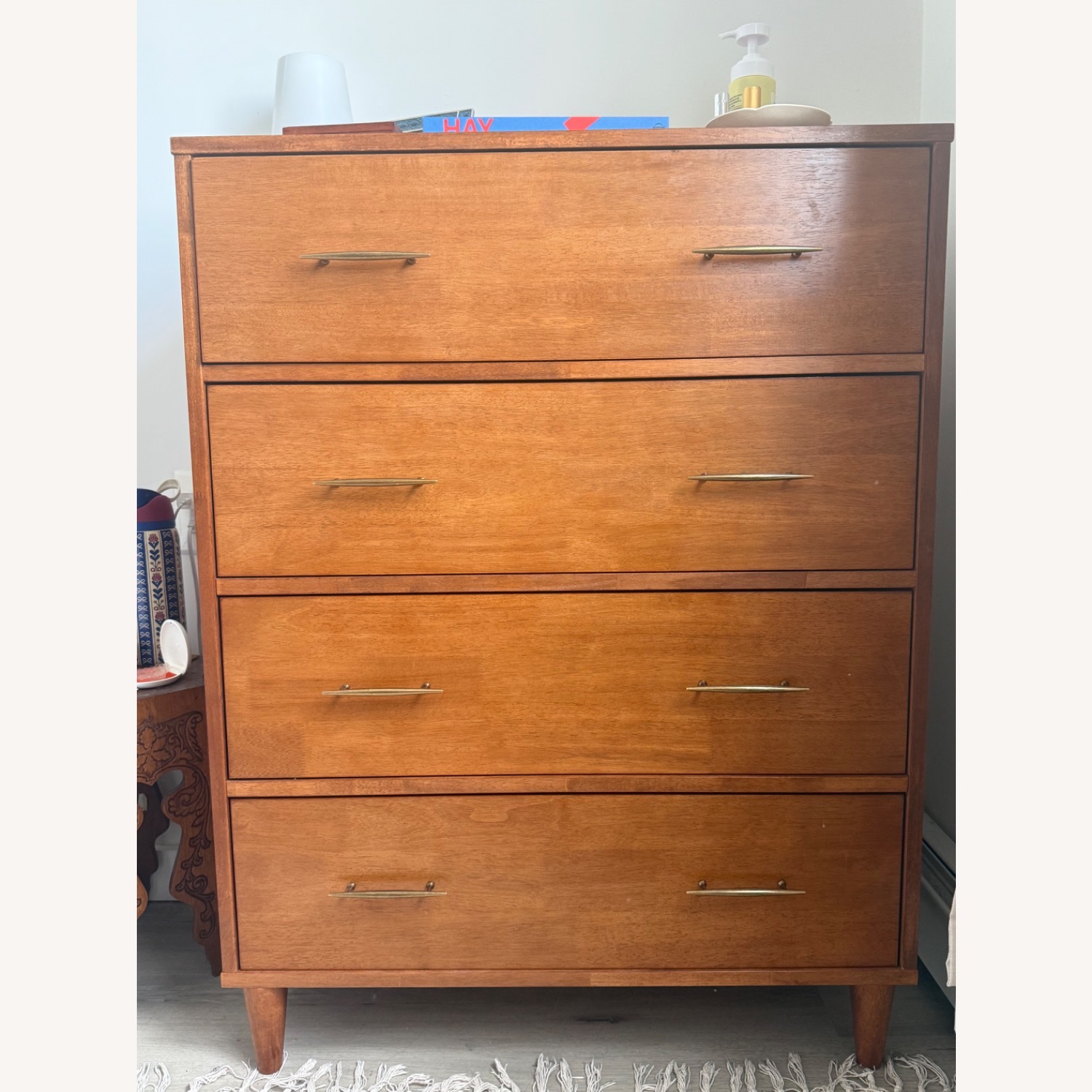 Bed Bath & Beyond Dark Brown Wood Dresser - image-1