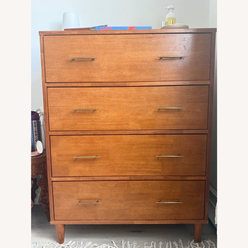 Used Bed Bath & Beyond Dark Brown Wood Dresser for sale on AptDeco