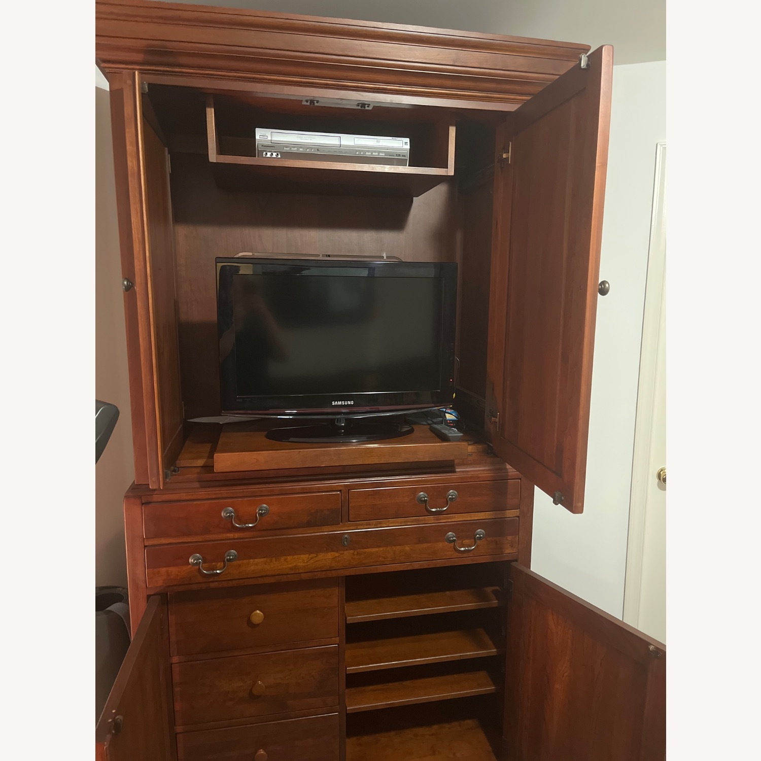 Vintage Bob Timberlake Armoire & TV Cabinet - image-4