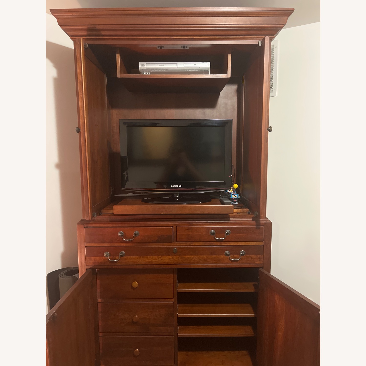 Vintage Bob Timberlake Armoire & TV Cabinet - image-3