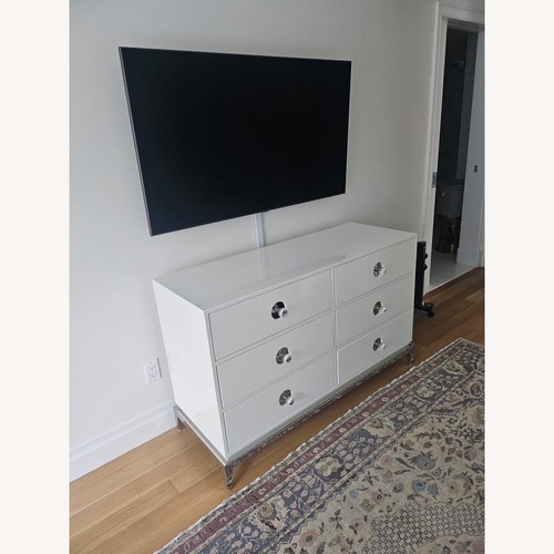 Used Jonathan Adler Channing White Wood Dresser for sale on AptDeco