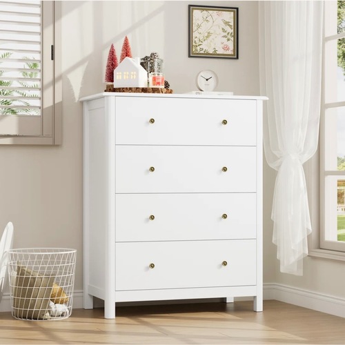 Used Wayfair Winston Porter White Wood Dresser for sale on AptDeco