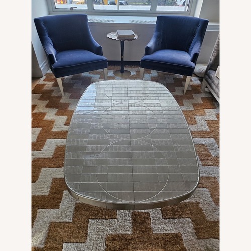 Used Jonathan Adler Talitha Silver Cocktail Table for sale on AptDeco