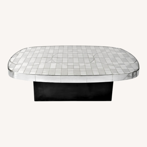 Used Jonathan Adler Talitha Silver Cocktail Table for sale on AptDeco