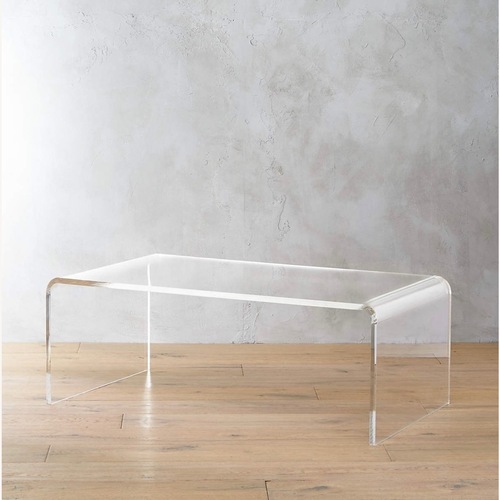 Used CB2 Peekaboo Acrylic Coffee Tablre for sale on AptDeco