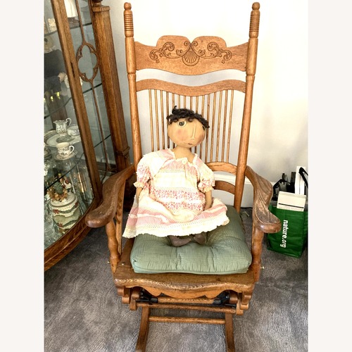 Used 1929 Oak Glider Rocker for sale on AptDeco