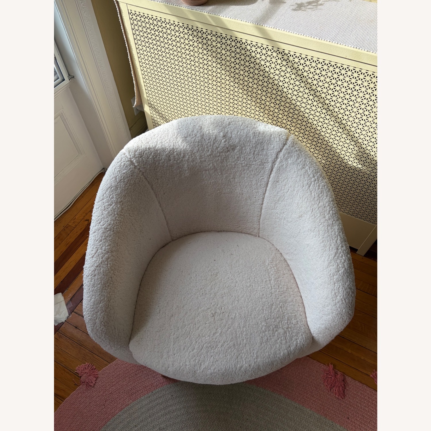 Wayfair White Fabric Accent Chair - image-4