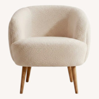 Wayfair White Fabric Accent Chair