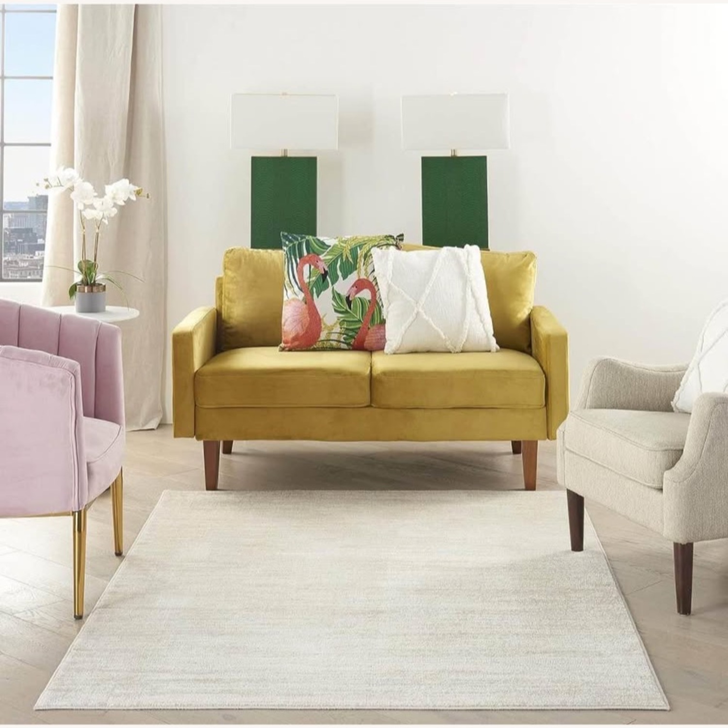 Nourison Ivory Beige 5' x 7' Rug - image-4