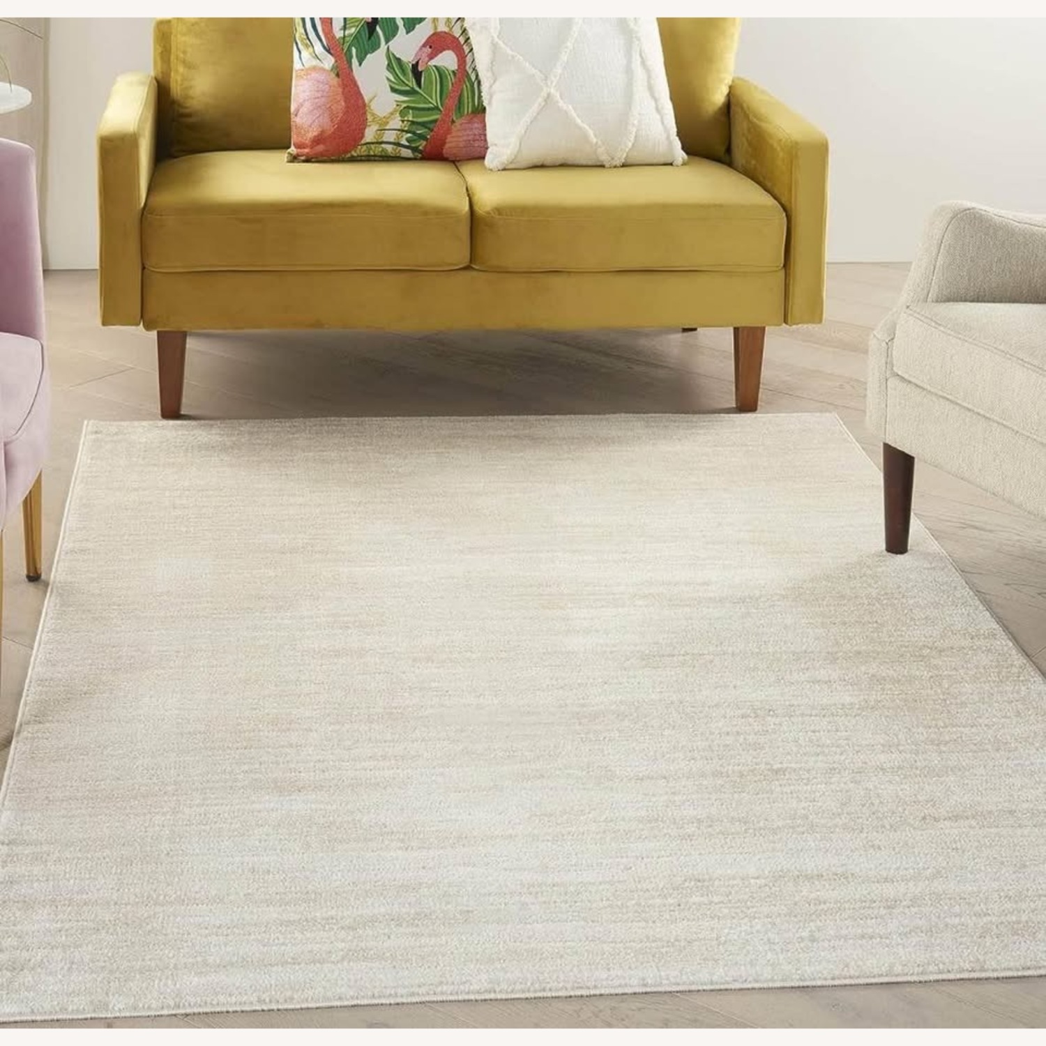 Nourison Ivory Beige 5' x 7' Rug - image-3