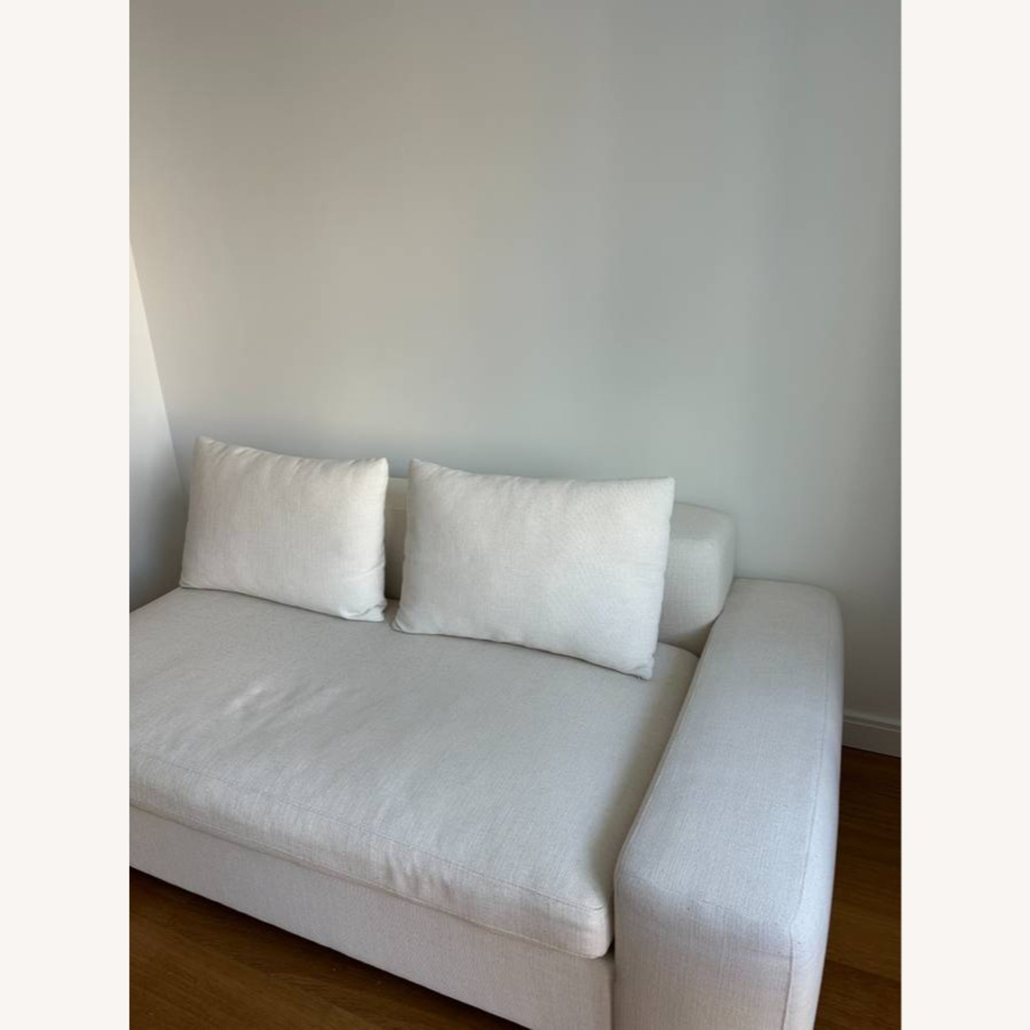 CB2 Arlo Snow Right Wide-Arm Sofa - image-2