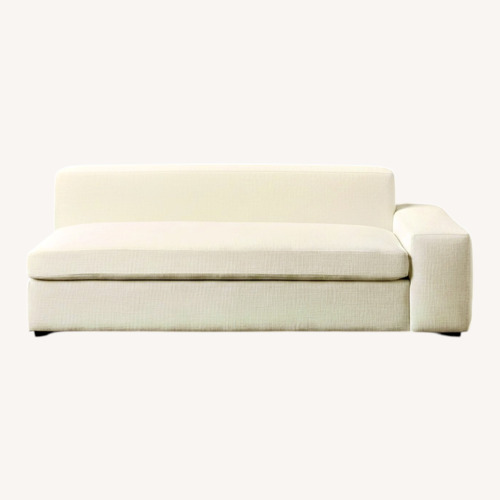 Used CB2 Arlo Snow Right Wide-Arm Sofa for sale on AptDeco