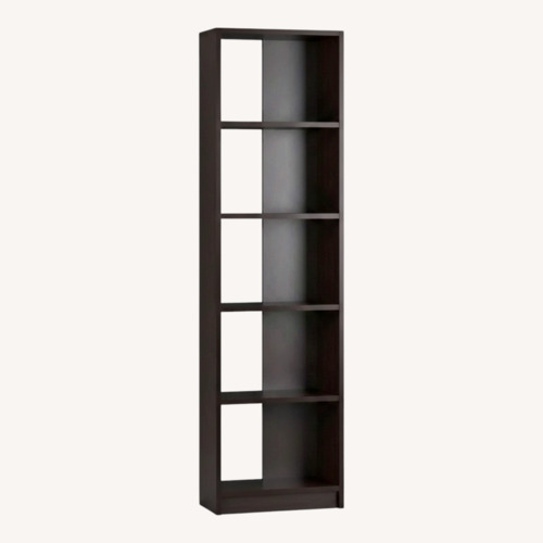 Used Crate & Barrel Element Dark Brown Wood Bookcase for sale on AptDeco