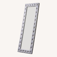 Kings Furniture Light Gray Glass Floor Mirror