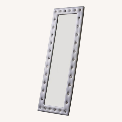 Used Kings Furniture Light Gray Glass Floor Mirror for sale on AptDeco