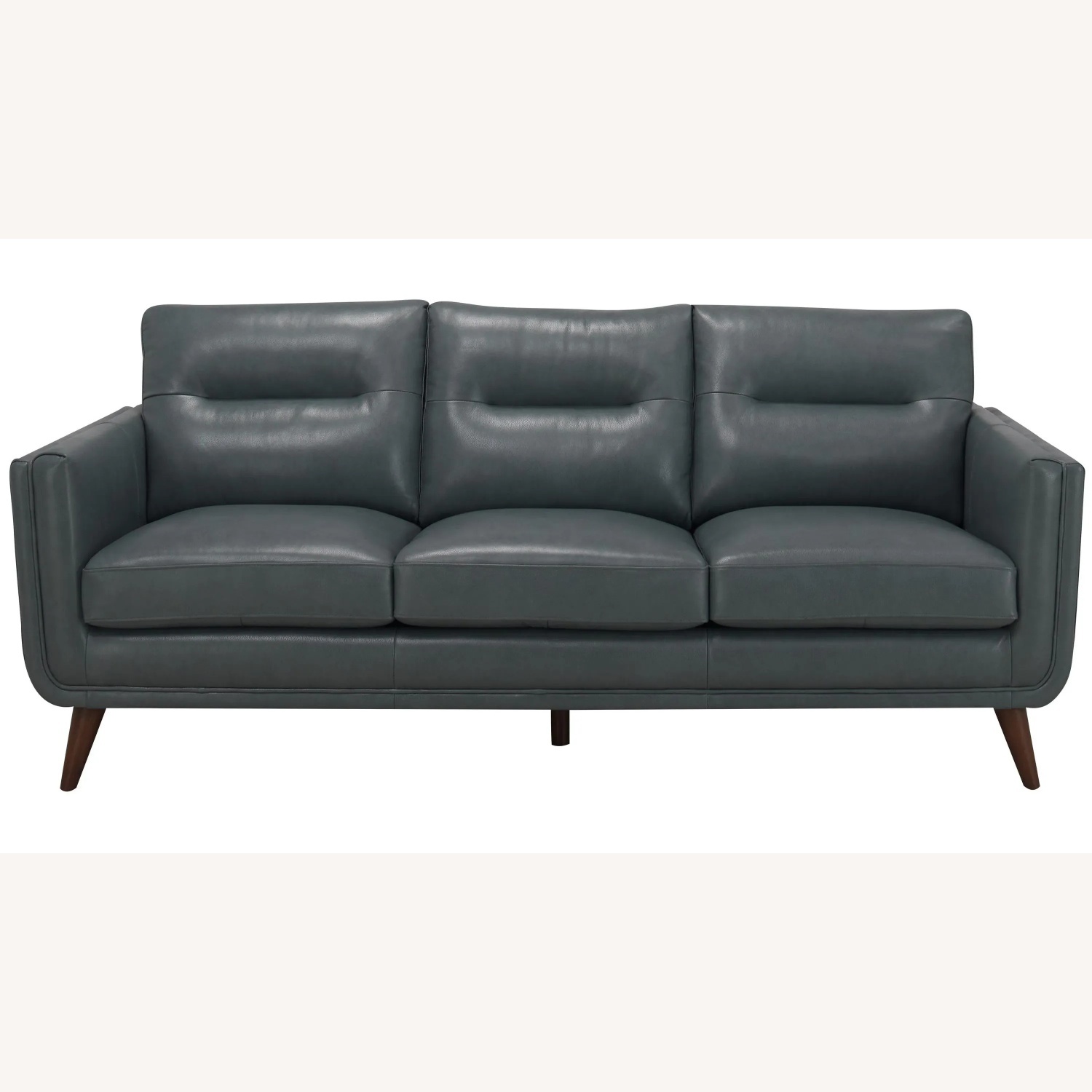 Raymour & Flanigan Leather Bleeker Street 3+ Piece Sectional - image-7
