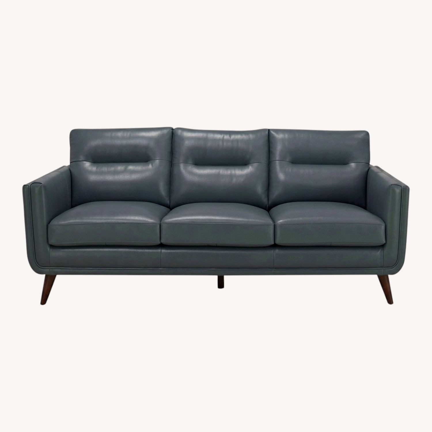 Raymour & Flanigan Leather Bleeker Street 3+ Piece Sectional - image-0