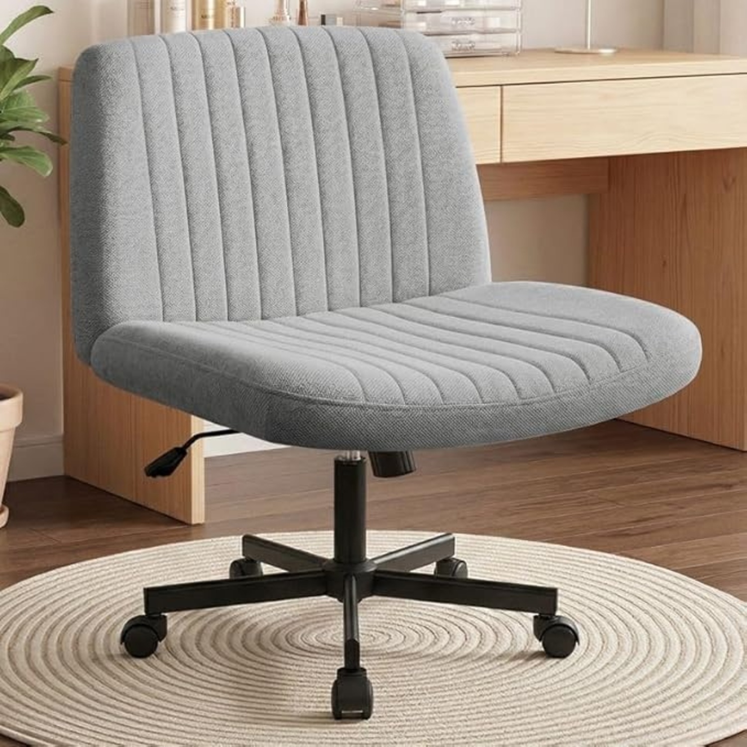 Amazon Light Gray Office Chair - image-4