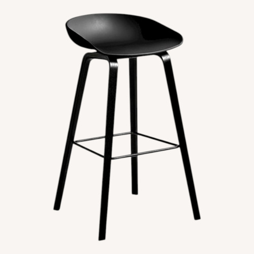 Used Hay Aas 32 Bar Stool Black Stool for sale on AptDeco