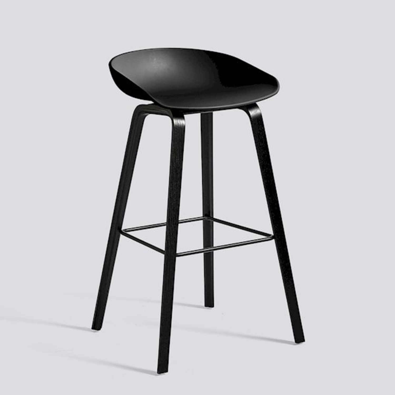 Hay Aas 32 Bar Stool Black Stool - image-4