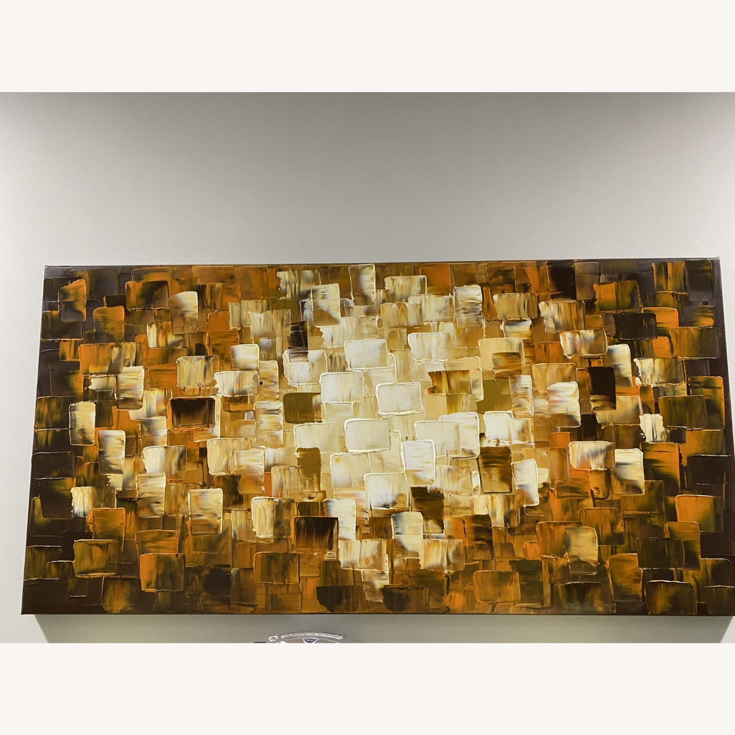 Amazon Gold Fabric Wall Art - image-3