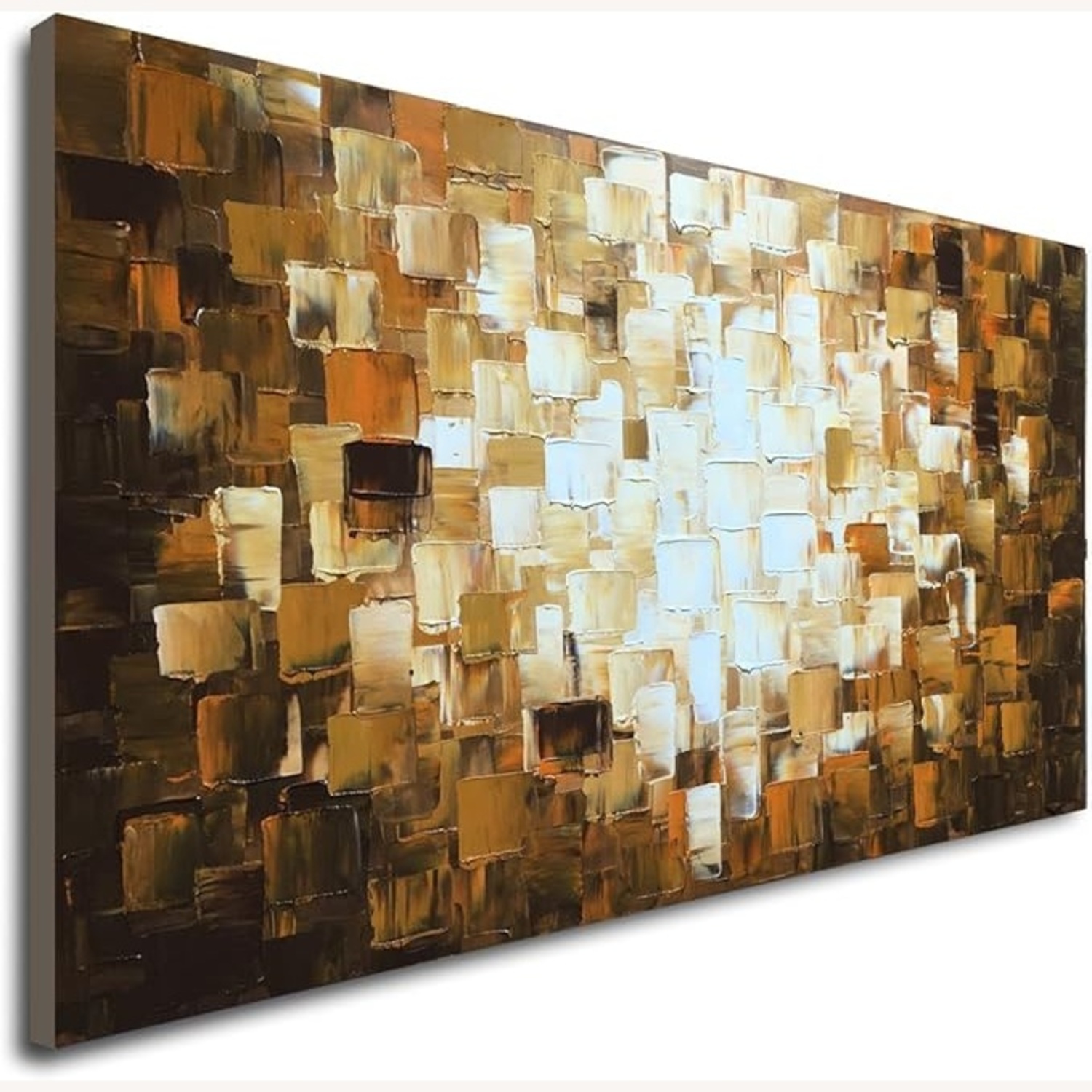 Amazon Gold Fabric Wall Art - image-4